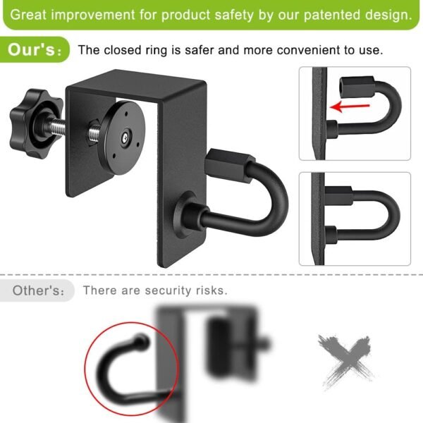 Kipika Door Anchor for Resistance Bands, Heavy Duty Door Anchor Attachment, Workout Door Mount Anchors for Body Weight Straps, Strength Training, Physical Therapy Exercise, Home Gym - Image 7