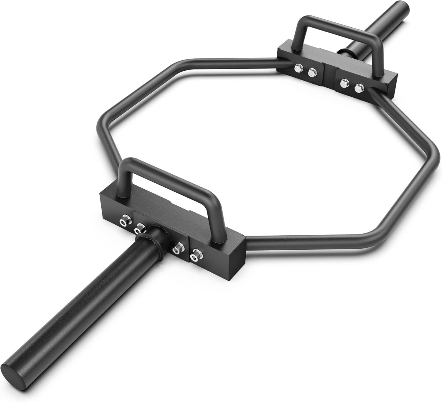 Synergee 20kg and 25kg Chrome or Black Olympic Hex Barbell Trap Bar with Rotating, Flat or Raised Handles for Squats, Deadlifts, Shrugs. - Image 2