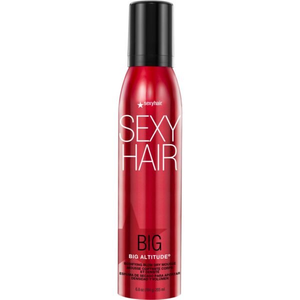 SexyHair Big Altitude Bodifying Blow Dry Mousse, 6.8 Oz | Volume with Hold | Up to 72 Hours Humidity Resistance | Thermal Protection - Image 2