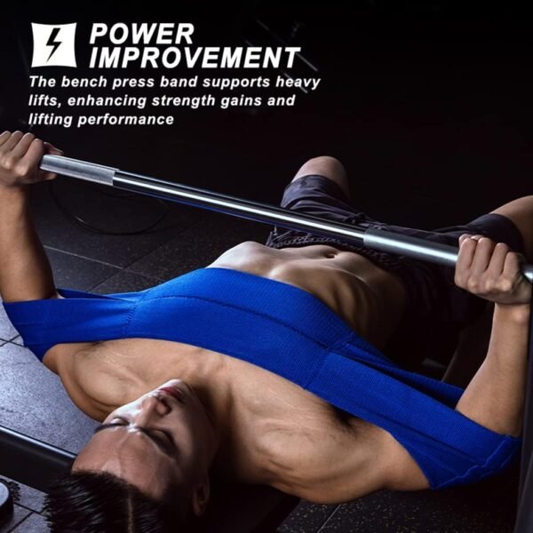 TAVIEW Bench Press Resistance Band,Power Weight Lifting Fitness Increase Strength Assist with Bench Press, Dips, and Push Ups - Image 4