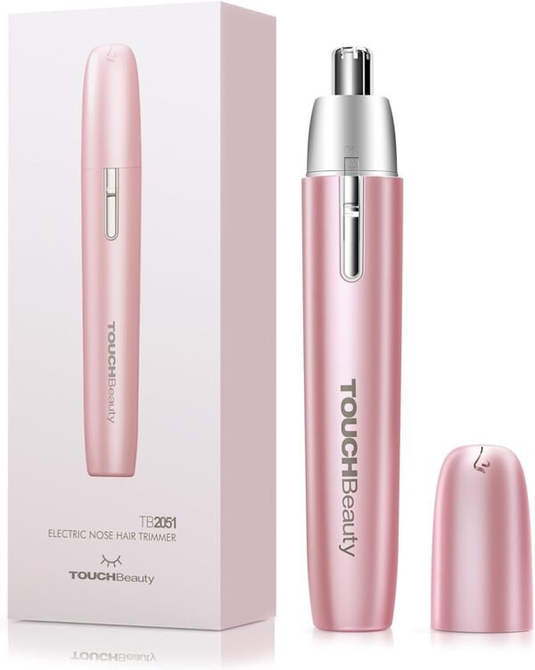 TOUCHBeauty Portable Ear Nose Hair Trimmer for Women, Womens Nose Hair Trimmer, Nose Hair Trimmer, Ladies Nose Hair Trimmer, Mini Sized Battery Powered, Easy Cleansing - Image 2