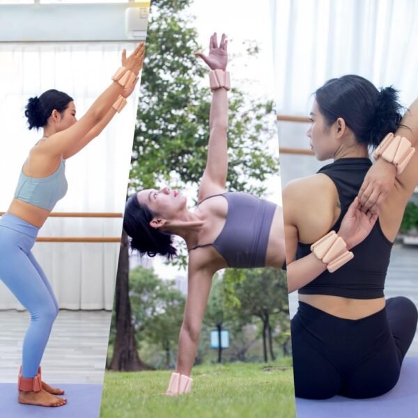 Adjustable Wearable Wrist Weights for Women and Man - Ankle Weights, Set of 2 (1lb Each) for Enhanced Training | Perfect for Yoga, Dance, Barre, Pilates, Cardio, Aerobics, and Walking - Image 6