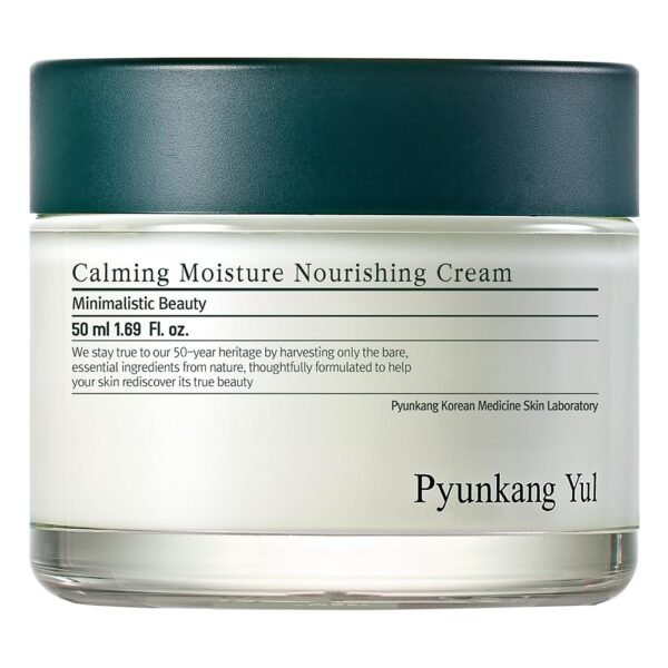 Pyunkang Yul [PKY] Calming Moisture Nourishing Cream Instantly Soothes Sensitive Skin, Face Moisturizer for Healthy Skin Vitality with Collagen, Vegan, Korean Skincare (1.69 Fl. Oz, 50ml) - Image 2