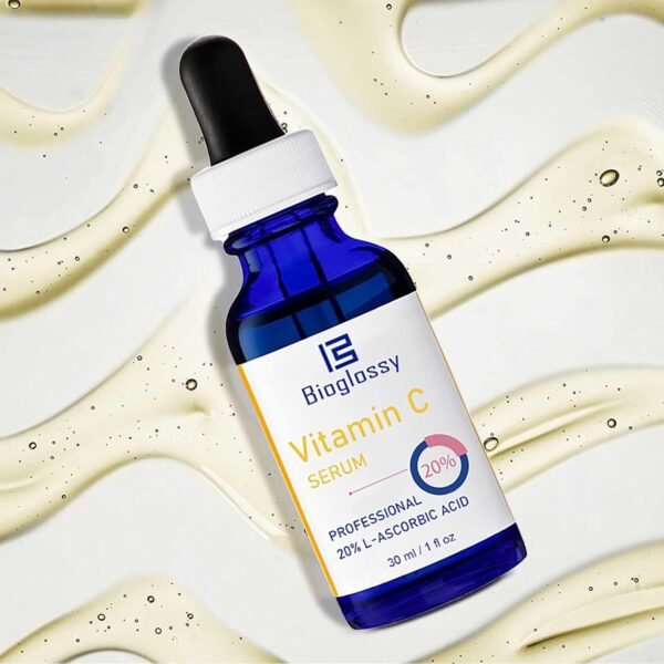 Vitamin C Serum 20%, Professional Vitamin C Face Serum Anti Aging Skin Care, Enhance Skin Radiance Reduce Fine Lines & Wrinkles for Women - Image 9