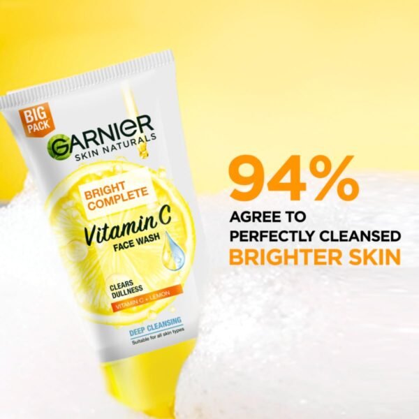 Garnier Light Face Wash 100g - Image 5