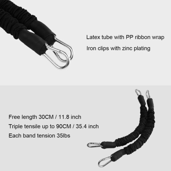 Strength Legs Resistance Bands with Ankle Straps Speed Agility Training for Running Taekwondo Skating Fitness Exercise - Image 6