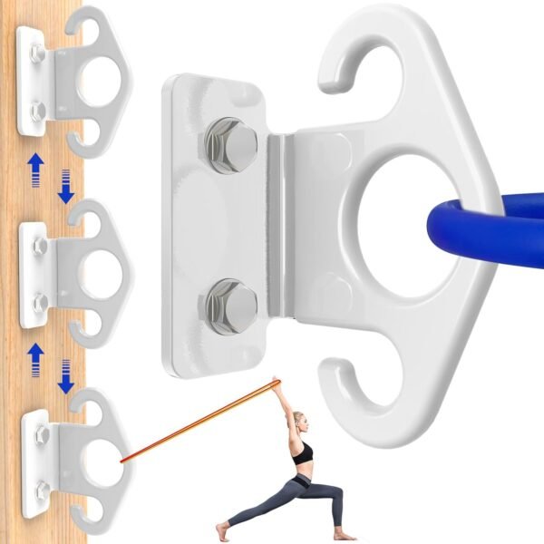 Ultimate Resistance Band Anchor with Wall Mount for Home Gym Accessories - No More Workout Room Clutter - Image 2