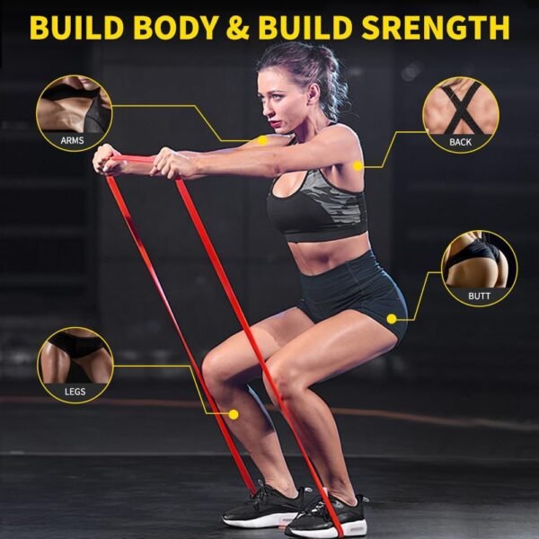 Resistance Band Pull up Band Fitness Exercise Bands Natural Latex for Workout Body Stretch Powerlifting Band Fitness Sport Training at Home/The Gym - Image 6