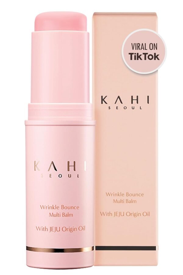 KAHI BALM SERIES | Wrinkle Bounce Multi Balm Stick | All-in-One Hydrating Lip Balm Eye Cream Neck Cream Make Up Base & Face Mist Moisture Balm Stick | Daily Face Moisturizer Stick - Image 2