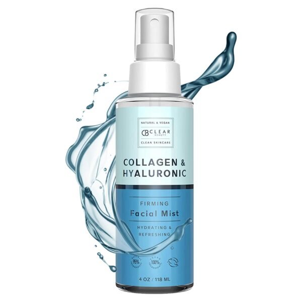 Hyaluronic Acid & Collagen Face Mist - Dermatologist Tested, Moisturizes & Tones Skin, Anti-Aging, Natural Ingredients, Cruelty-Free Korean Skin Care - All Skin Types - 4 OZ - Image 2