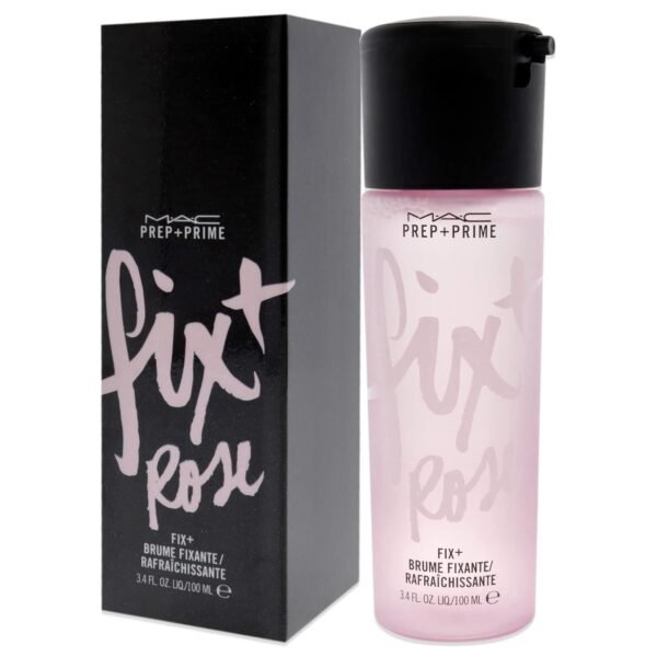 Prep Plus Prime Fix Plus Finishing Mist Makeup - Rose by MAC for Women - 3.4 oz Primer - Image 5