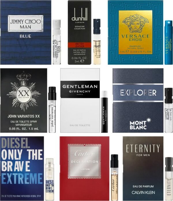 Men's Designer Fragrance Sampler (9 vials) - Image 3