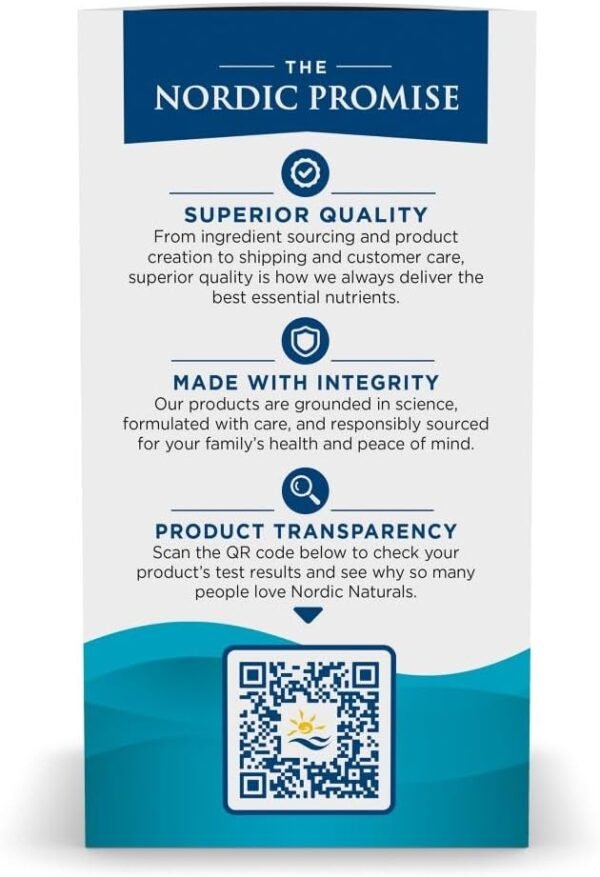 Nordic Naturals Ultimate Omega + CoQ10, Lemon - 60 Soft Gels - 1280 mg Omega-3 + 100 mg CoQ10 - Heart Health, Cellular Energy, Antioxidant Support - Non-GMO - 30 Servings - Image 5
