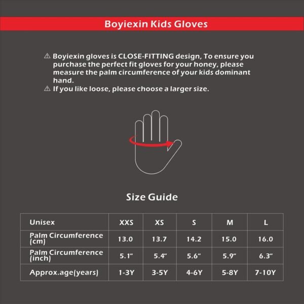 Kids Half Long Finger Climbing Gloves for Age 1-10 Boys Girls Gymnastics Monkey Bars, Good Grip Control Gloves for Scooter Balance Boards Biking Fishing Outdoor Sports - Image 6