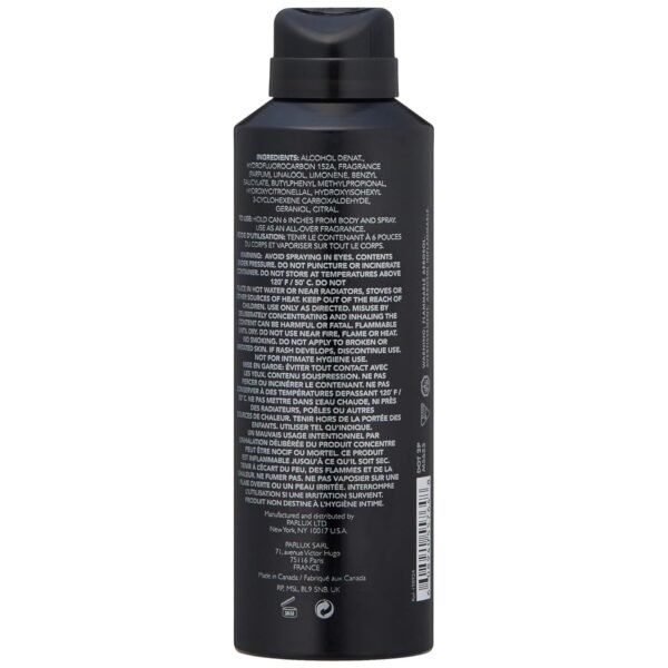 Kenneth Cole Black Body Spray for Men, 6.0 Fl Oz - Image 3
