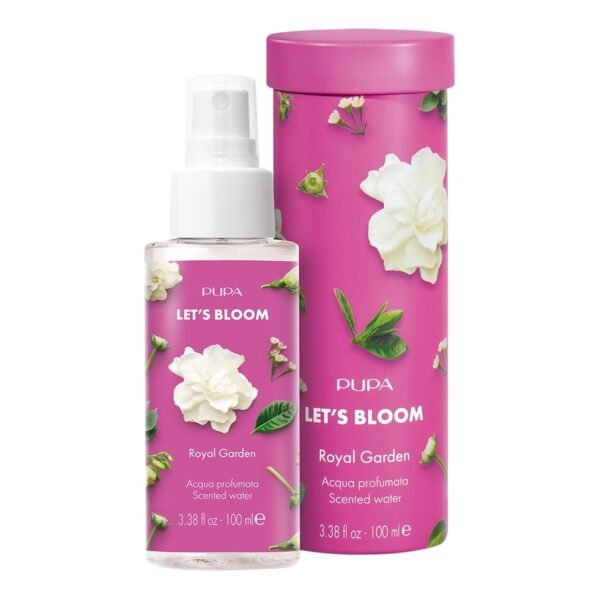 Pupa Milano Let's Bloom Scented Water, Royal Garden, 3.38 oz - Body Mist - Body Spray for Women - Long-Lasting Perfume - Floral Fragrance - Skin Care - Image 2