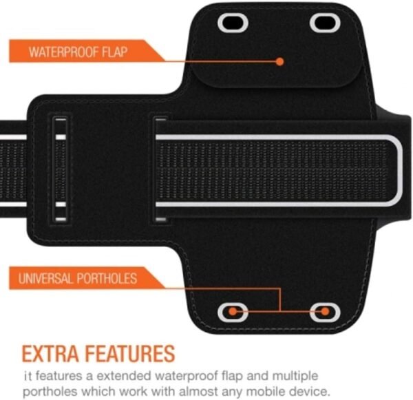 Running Armband for Galaxy A23 5G/A14 5G/A13 5G/A03s - Sports Gym Workout Case Cover Band Arm Strap Reflective L1A Compatible with Samsung Galaxy A23 5G/A14 5G/A13 5G/A03s - Image 5