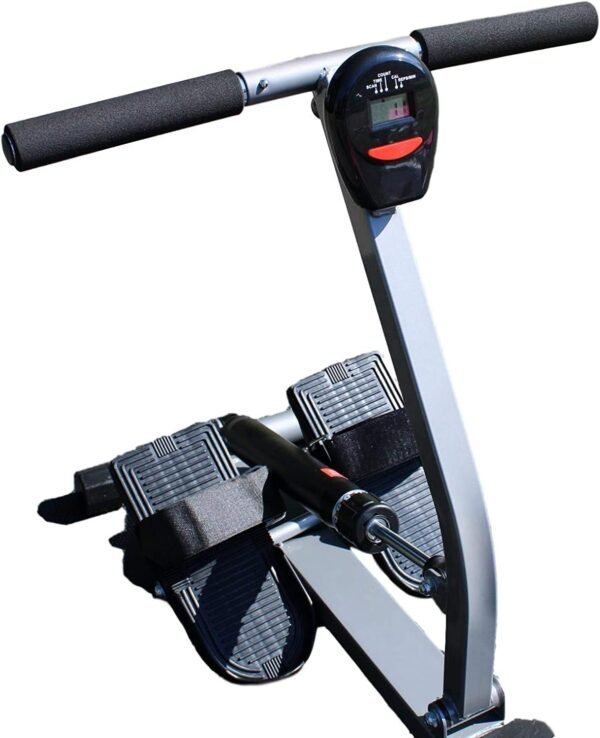 Fitness Rowing Machine X Series HD Foldable Rower for Home Use, with 12 Adjustable Resistance Hydraulic System, LCD Monitor and Comfortable Seat Cushion - Image 7