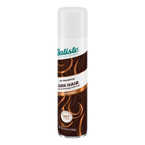 Batiste Dry Shampoo for Dark Hair, Refresh Hair and Absorb Oil Between Washes, Waterless Shampoo for Added Hair Texture and Body, 6.35 OZ Dry Shampoo Bottle - Image 12