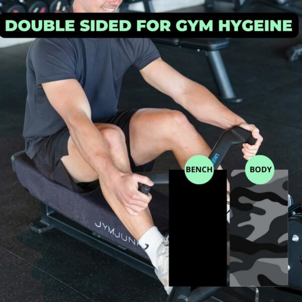 Gym Towel for Working Out (35 x 17 Inches) - 100% Recycled Microfiber, Lightweight Soft & Highly Absorbent Sports, Yoga & Workout Towel, Sweat Towel for Gym - Ideal Gift - Image 9