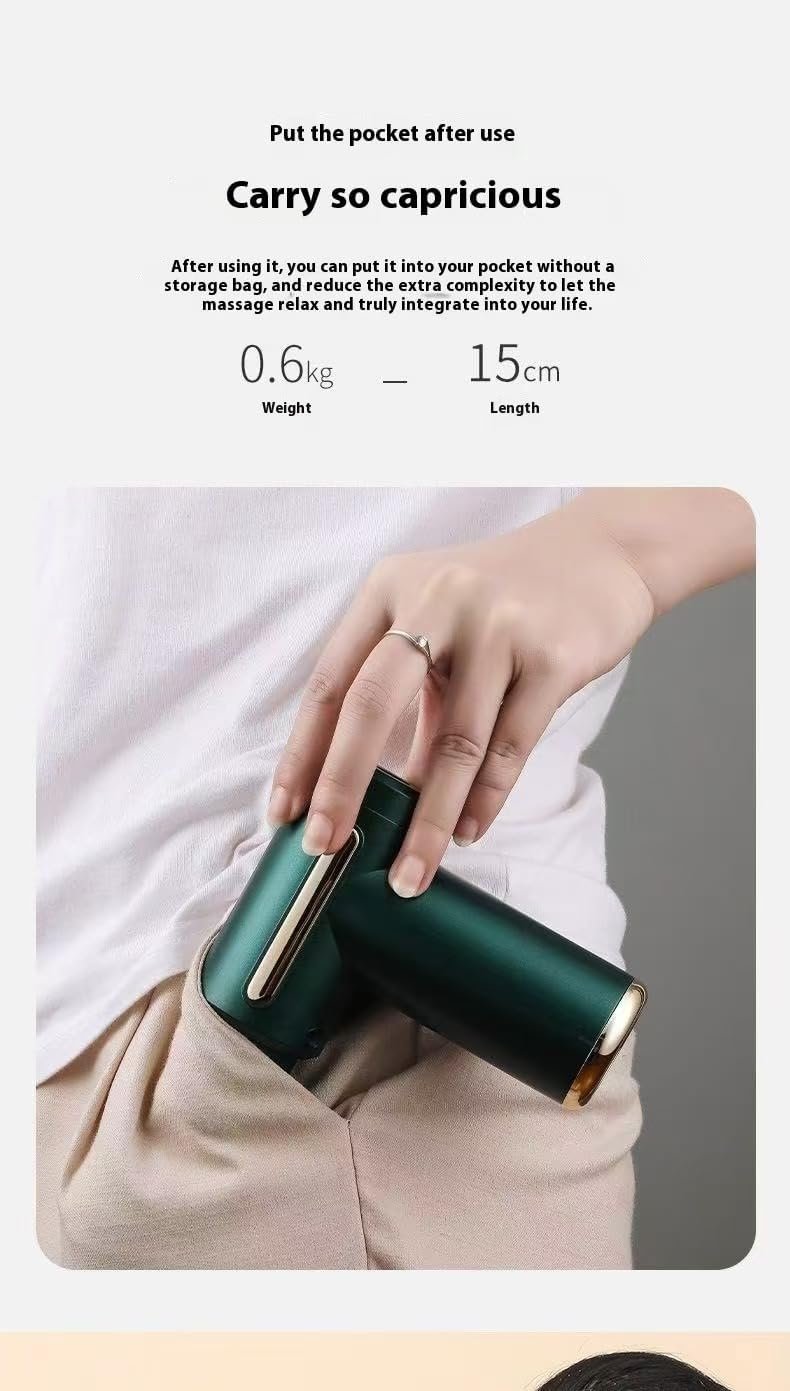 Massage Gun for Muscle Recovery, Percussion Massager (Black) - Image 8