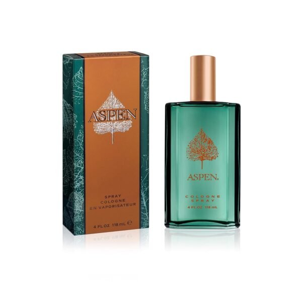 Aspen Cologne Spray, Vegan Formula, Cologne Spray, Woody Spicy Scent, 118 ml (4oz) - Image 2