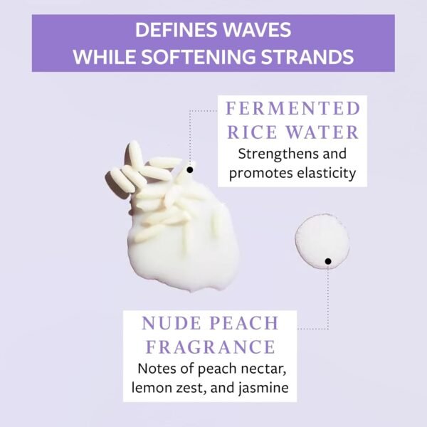 FUNCTION OF BEAUTY Wavy Hair Shampoo, 11 oz - Formulated with Fermented Rice Water to Strengthen and Promote Elasticity, Sulfate Free, Customizable Haircare - Image 4