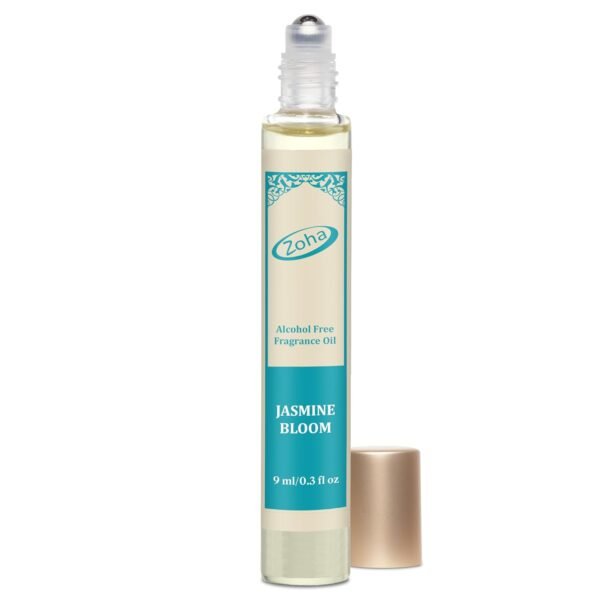 Zoha Jasmine Bloom Oil Perfume for Women & Men, Roll On Perfume Oil and Jasmine Perfume Spray, Alcohol Free Skin Moisturizing Jasmine Oil Perfume - Image 2