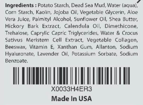 First Botany, 100% Natural Mineral-Infused Dead Sea Mud Mask 8.8oz Stem Cells Facial Treatment Skin Cleanser Pore Reducer Anti Aging Acne Treatment Blackhead Remover Cellulite & Natural Moisturizer - Image 8