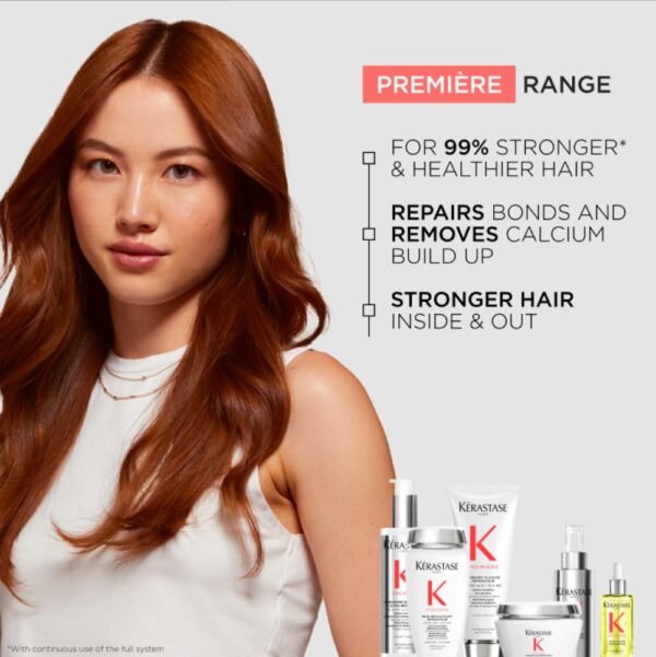 Kerastase Premiere Hair Repair Mask - Intense Hydration & Strengthening, For Breakage & All Damaged Hair Types, Anti-Frizz & Smoothing - Image 6