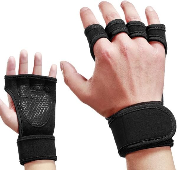 Premium Non-Slip Exercise Gloves for Men & Women - Gym Gloves Fitness Gloves, Workout Gloves for Weightlifting - Image 3