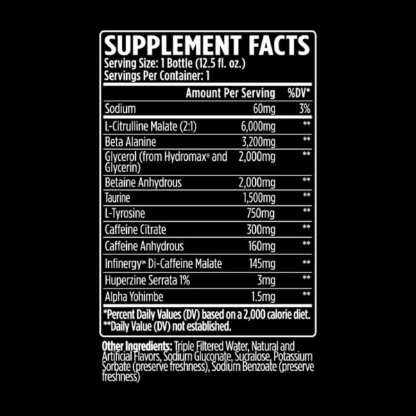 VMI Sports KXR High Stimulant Pre-Workout Energy Ready to Drink 400mg Caffeine, 6g Citrulline, 3.2g Beta-Alanine | Delicious – Convenient – Powerful | 12.5 oz Bottles (Pink Lemonade, 12 Bottles) - Image 4