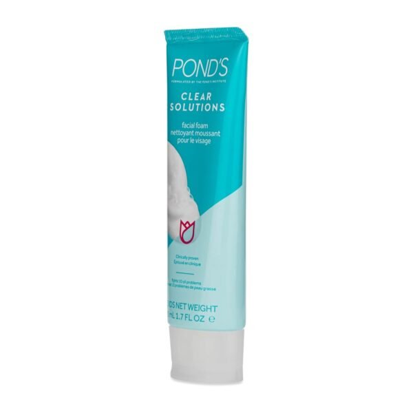 Pond's Clear Solution, Foaming Face Wash, Removes Excess Oil, Face Cleanser, 1.7 Fl Oz (Pack of 3) - Image 5