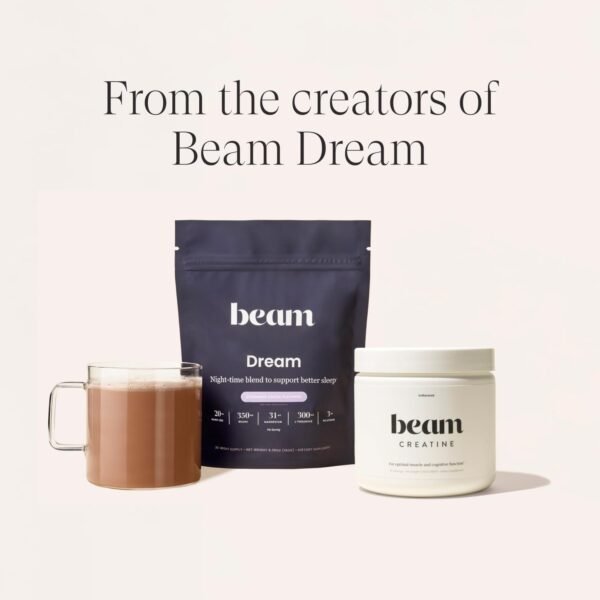 Beam Creatine Monohydrate Powder - Micronized Creatine for Muscle Growth, Strength, Endurance & Recovery - Unflavored, Fast-Dissolving, Workout Supplement for Men & Women, Keto & Vegan - 30 Servings - Image 8