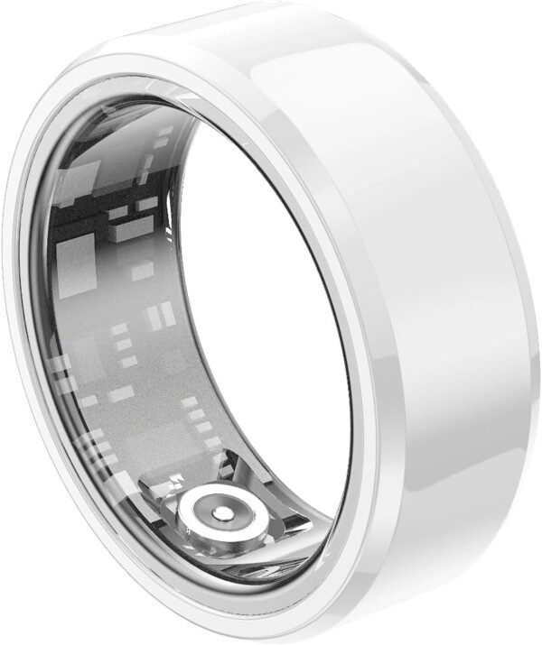 Smart Tracker Health Ring for Women & Men, IP68 Waterproof Wearable Fitness Tracker Ring Rechargeable with Sleep Monitoring Step Counting Camera Control Heart Rate (8) - Image 2