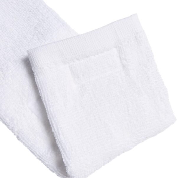 adidas Football Team Towel Dries Hands, Stays-in-Place with Hook and Loop Closure, White, One Size - Image 8
