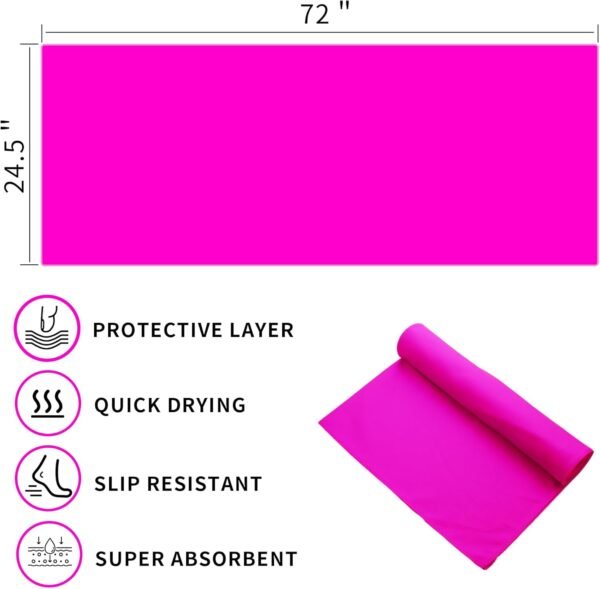 MIAOMIAO Non-Slip Hot Yoga Towel Set, Super Absorbent Microfiber in, 24.5" x 72" - Anti-Slip, Injury Free Design for Pilates, Yoga Mats, Exercise, and Fitness Gear - Image 7