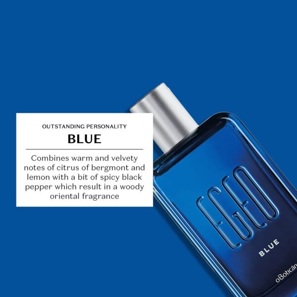 O BOTICARIO Egeo Blue Eau de Toilette, Long-Lasting, Fresh Citrus & Woody Men's Cologne Fragrance, 3 Ounce - Image 3