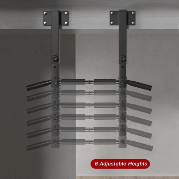 Wall Joist Mount Pull Up Bar, Beam Mounted Chin Up Bar for Home Gym - Image 5