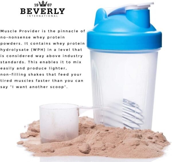 Beverly International Muscle Provider, 30 Servings, Chocolate. Super-Fast-Absorbing Whey Protein Powder for Recovery, Lean Muscle. Fills Your Muscles, not Your Stomach. Tastes Like ice Cream - Image 6