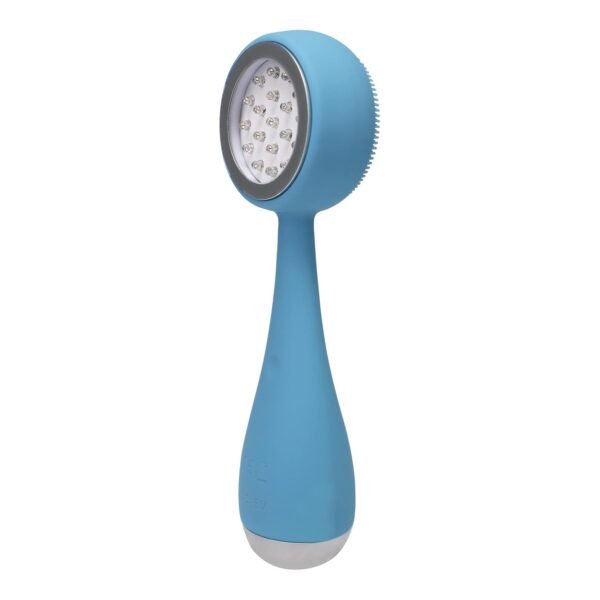 PMD Clean Acne - Smart Facial Cleansing Device with Silicone Brush & Acne-Fighting Blue Light Treatment - Waterproof - SonicGlow Vibration Technology - Eliminate Mild To Moderate Acne - Image 2