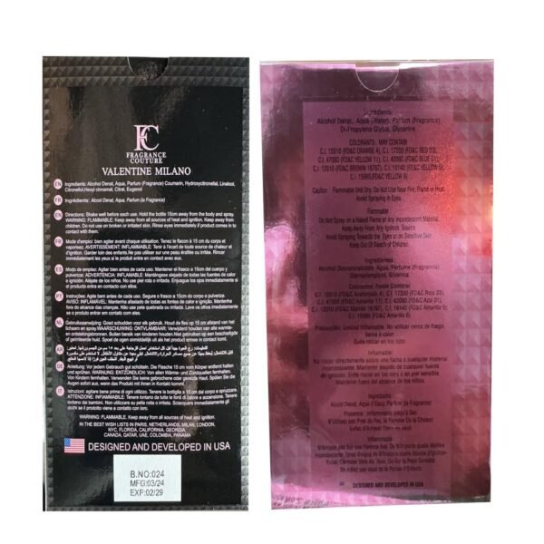 Valentine Couple Set Perfume,Long Lasting Sweet Scent for Women/Men Fragrance 2x100ML - Image 6
