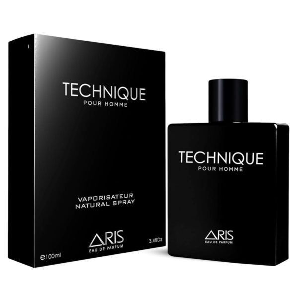 ARIS Technique Eau de Parfum Spray - Long-Lasting Sandalwood Fragrance, Powerful & Fresh Woody Perfume for Men - Perfect Ideal Gift for Him - Eau de Parfum Men - Masculine Cologne - 100ml - Image 2