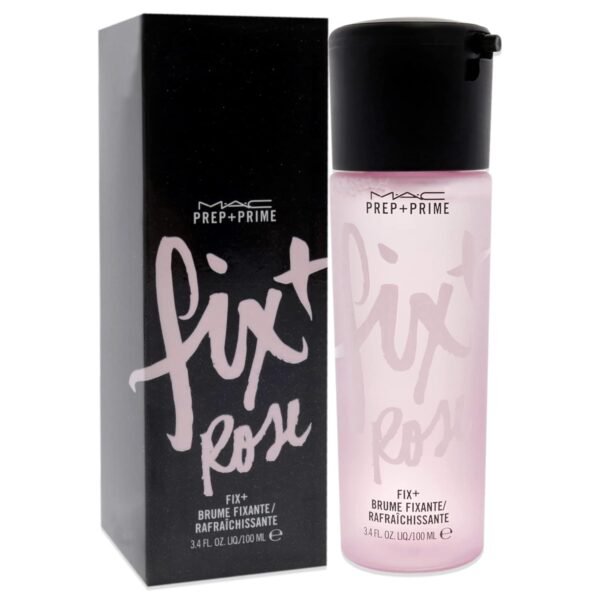 Prep Plus Prime Fix Plus Finishing Mist Makeup - Rose by MAC for Women - 3.4 oz Primer - Image 4