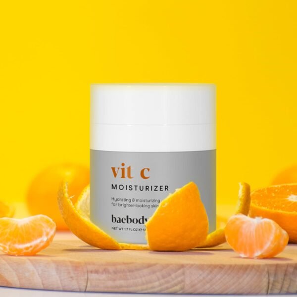 Baebody Made in USA Vitamin C Face Moisturizer - Brightening Vitamin C Cream Moisturizer with Jojoba Oil - Anti Aging and Hydrating (1.7 fl oz/50 ml) - Image 7