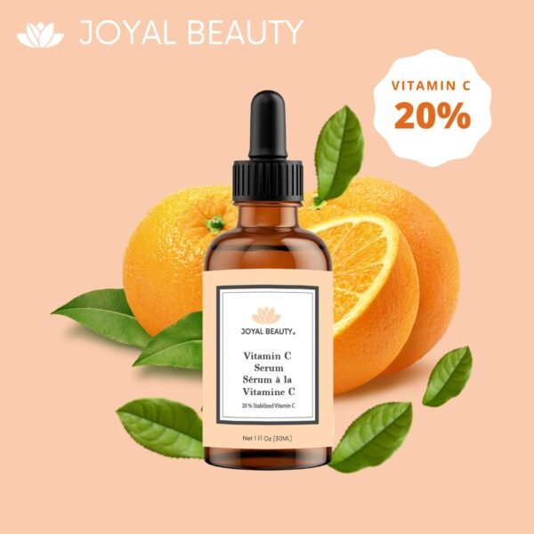 Joyal Beauty Vitamin C Serum with Hyaluronic Acid Vitamin E for Face and Skin. 20% Potent Vitamin C for Younger-look - Image 3