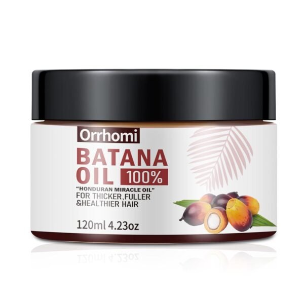 Batana Oil for Hair Growth, 100% Pure & Organic Batana Oil, Cold Pressed Traditional Palm Nut Oil, Unrefined Hair Growth Oil Prevents Hair Loss - Image 3