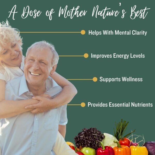 Nature's Sustenance Daily Greens, Fruits & Veggies Supplement - Superfood Vitamin Capsules - Enhance Energy, Mental Clarity, & Overall Wellness - US Made, Vegan-Friendly - 90 Servings. - Image 4