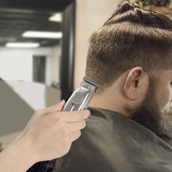 KEMEI Professional Beard and Hair Trimmer for Men, Cordless T-Blade Trimmers, Electric Hair Clippers for Barbers and Stylists, All Body Grooming Model 1949 - Image 8