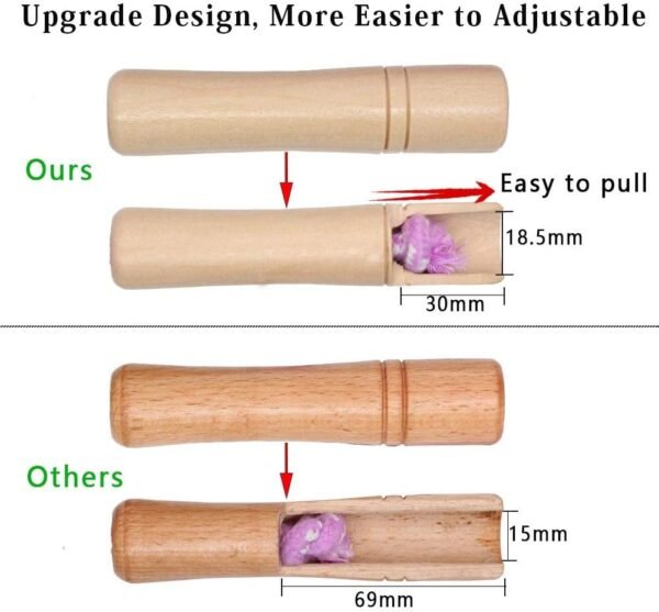 Cotton Jump Rope for Kids, Adjustable Toddler Skipping Rope with Wooden Handle, 2 Pack Student Jumping Rope for Outdoor Fun Activity, Exercise - Image 4